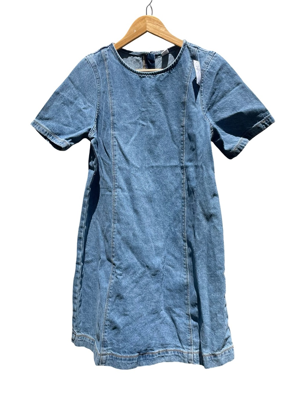 Old navy short sleeve denim dress size medium